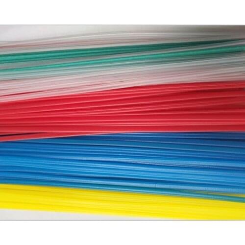 High quality 50PCS Yellow/RED/GREEN/BLUE/Transparent PP plastic welding rods PP welder rods for plastic welder gun hot air gun