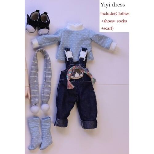 1/6 30cm bjd doll clothes lovely clothes girl gift Mini dress Handmade doll clothes toy/doll accessories