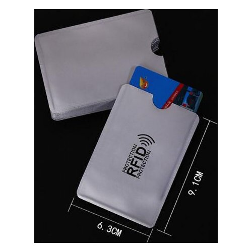 3000pcs/lot RFID Blocking Sleeves Credit Card & Passport blocker Holders Case anti-theft waterproof bank case