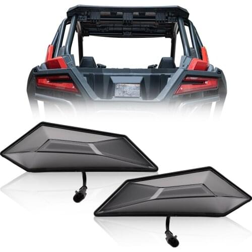 For Polaris Red Light UTV Accessories Indicator Red Light for Polaris RZR PRO XP 4 2020 Smoked Black