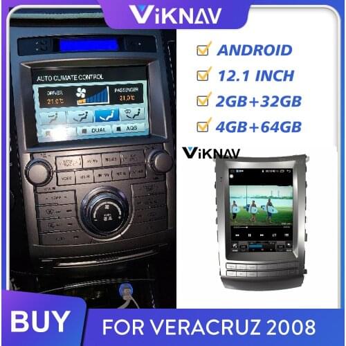 2 din car radio for HYUNDAI Veracruz 2008 android car multimedia player GPS navigation DVD player auto stereo vertical screen