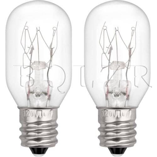 BQLZR 2pcs WE05X20431 Dryer Light Bulb 120V E12 10W Replacement for Hotpoint