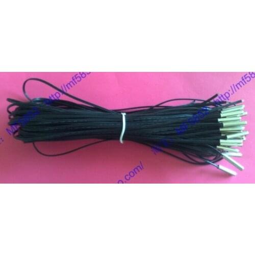 Fast Free Ship 50pcs/lot Custom NTC Probe 5*25mm 5K+-1% 3470 1Meter NTC Temperature Sensor