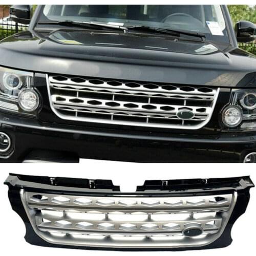 For Land Rover LR4 2014 2015 2016 Black Chromed Honeycomb Grill Bumper Vents Covers NEWs 1pcs