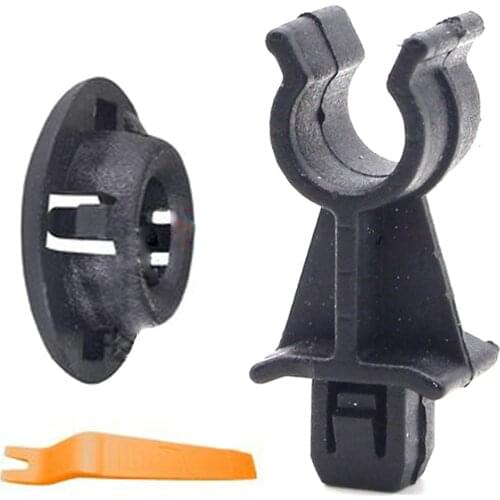 1 Set Retainer For Nissan Qashqai Dualis J10 Navara D40 Pathfinder R51 Bonnet Hood Support Prod Rod Clamp Clip Holder 65722EB300