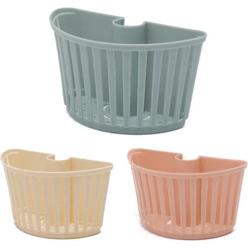 Storage Basket Kitchen Accessories Plastic Sink Drain Rack Scouring Cloth Storage Basket Bathroom Soap Organizer Home Decoration