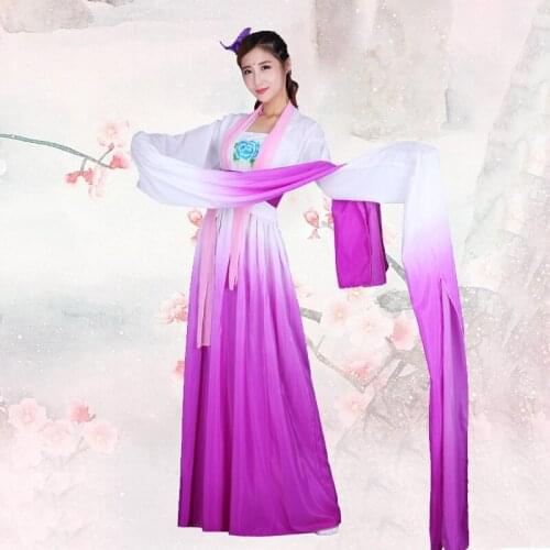 Classical dance costume Hanfu female costume dancer ginger Jinghong Shu The Legend of Zhen Huan clothing dance sleeve dance