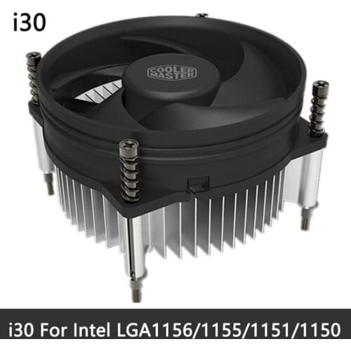 Cooler Master i30/i50/i50c CPU Cooler Radiator For Intel LGA 775 1150 1151 1155 1156 95mm Quiet Cooling Fan