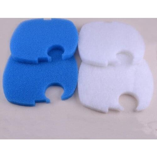 LETAOSK 4Pcs/Set Blue & White Aquarium Filter Pad Foam Sponge Replacement For SUNSUN GRECH Canister 304AB/404AB/704AB Pattern