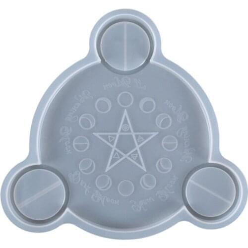 Taluo Set Silicone Mold for Casting Candle Holder Mysterious Candle Holder Suitable for Tarot Card Lovers Psychologists