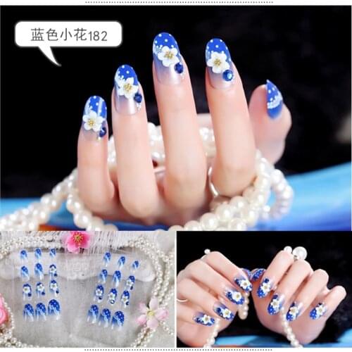 Nail stickers different colors and designs with adhensive easy to wear RDK-3
