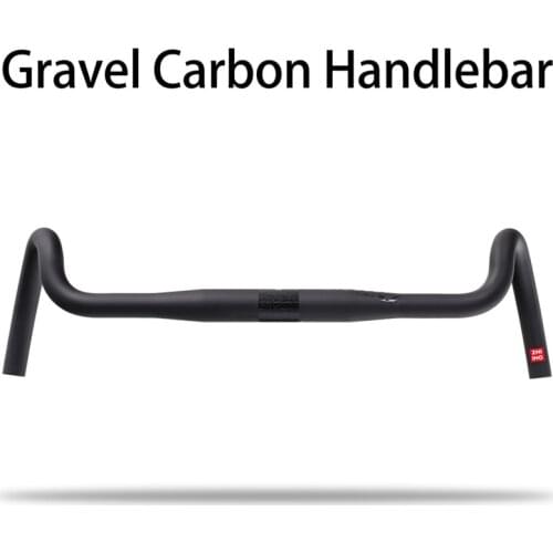 2020 new Carbon Gravel handlebar Big Flare Bar Cyclocross Road Bike handlebars 400/420/440mm carbon fiber bicycle handlebar