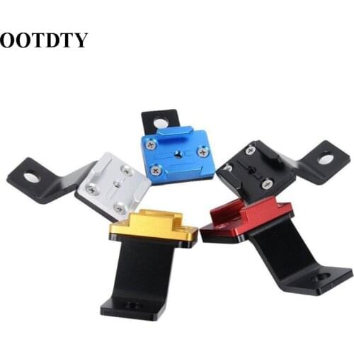 OOTDTY Aluminum Motorcycle Rearview Mirror Bracket Mount for Gopro Hero/SJCAM Camera