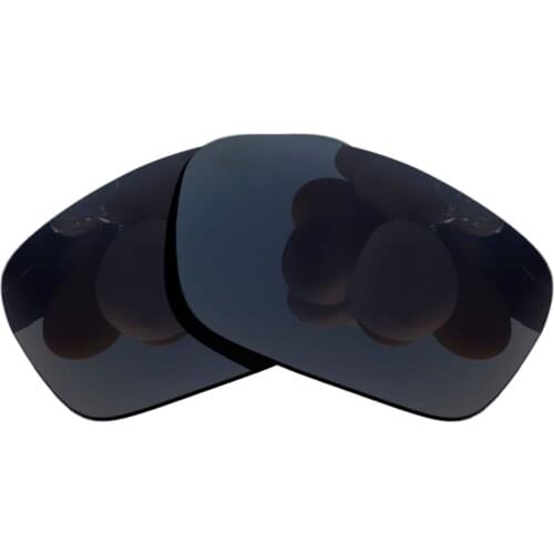 Polarized Sunglasses Replacement Lenses for-Tinfoil Frame - Grey Black