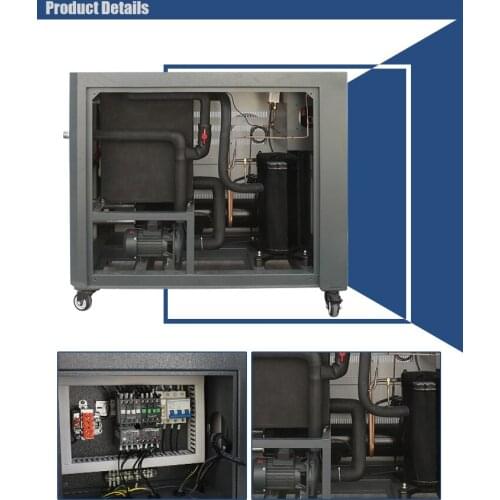 Portable Mini 15HP Modular Screw Air Cooled Industrial Chiller
