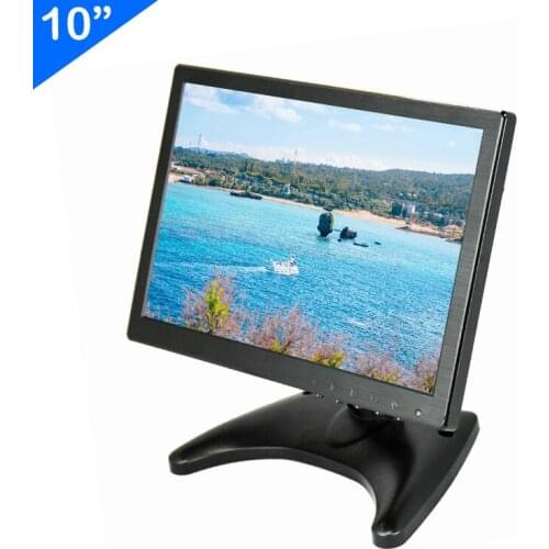 ZHIXIANDA 10 " 1280*800 LCD led desktop protable monitor display HDMI VGA AV BNC Input for Car CCTV DVR Microscope