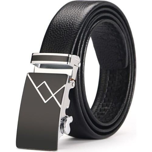 New Designer Automatic Belt Cowhide Genuine Leather Men Belt For Man High Quality Strap Jeans Ceinture Homme