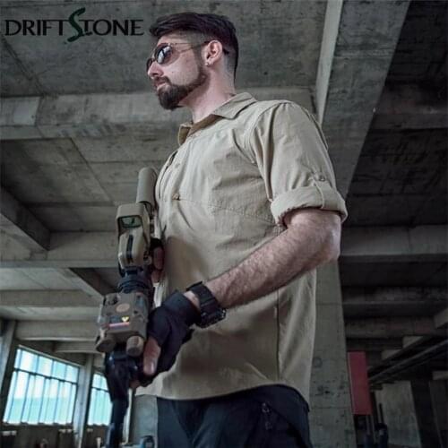 Men Tactical Long Sleeve Shirt Summer Autumn Quick-drying Breathable Military Combat Game SWAT Police Airsoft