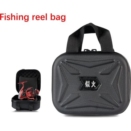 Fish Reel Bag Spinning Reel Case ABS Protective Hard Shell Shockproof Waterproof Cover Fishing Tackle Storage case