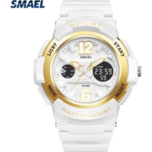 SMAEL Top Brand Luxury Digital Watch Kids Fashion Casual Sport Quartz Watch Boy Girl Dress Child Watches Mens Relogio Masculino
