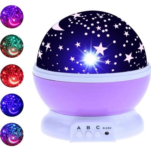 LED Night Light Luminaria Projector Star Moon Lamp for Baby Kids Sleep Birthday Led Indoor Light USB Motion fairy sky master dre