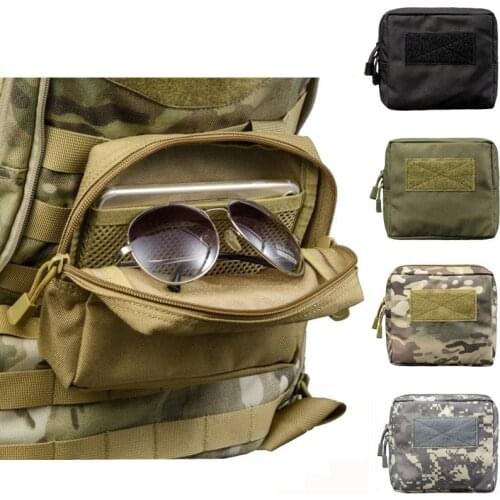 Tactical Molle Medical Pouch 1000D Utility EDC Tool Accessory Waist Pack Phone Case Airsoft Hunting Pouch for Molle Backpack
