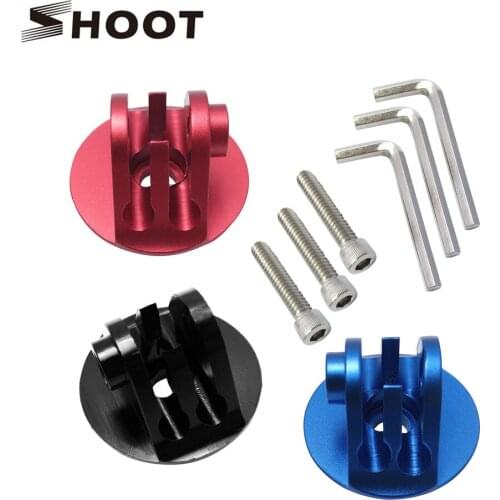SHOOT Aluminum Alloy Bicycle Bike Headset Top Cap Adapter Mount for GoPro Hero 7 6 5 4 Sjcam Xiaomi Yi 4K Lite Go Pro Accessory