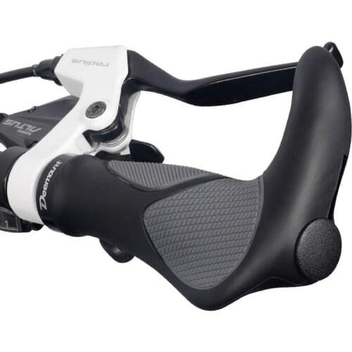 1 Pair Lockable Cycling Grips Bicycle Handlebar Bike Grips Bicycle Handle Bar End Plugs MTB TPR Rubber Parts Bike Accessories