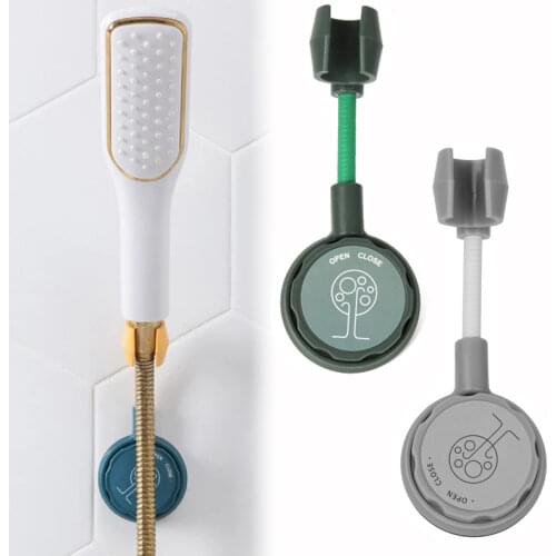 1PCS Suction Cup Shower Holder Adjustable Shower Head Holder Punch Free Universal Bathroom Bracket Nozzle Base Stand Wall Mount