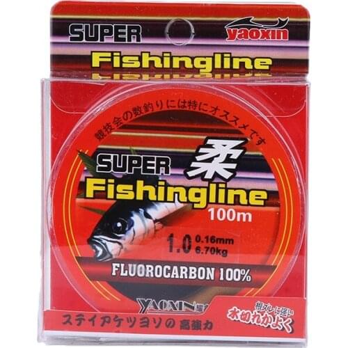 100M Superior Fishing Thread Line Nylon Fishing Line Strong Abrasion Resistant Mono Clear Ultra Invisible Material Fishing Line