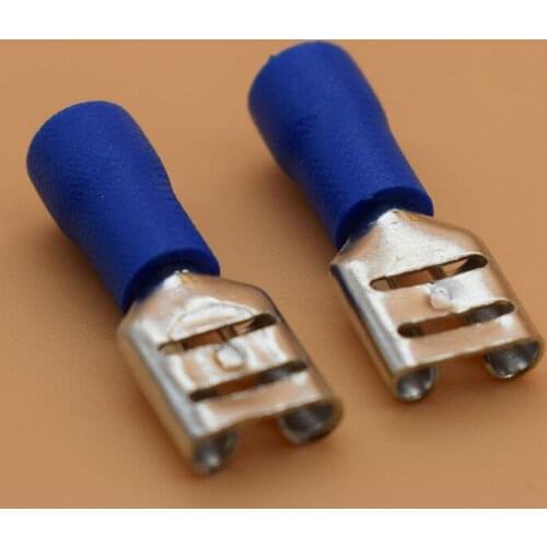 100 Pcs (50Pairs) 4.8mm Female Male Electrical & Wiring Connector Insulated Crimp Terminal Spade
