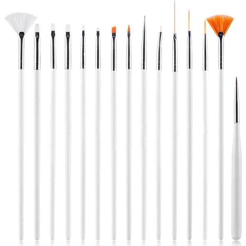 15pcs/set New Fondant Cake Painting Brush Decorating Painting Dusting Promotion Icing Pastry Cake Pen Brush DIY Sugar Craft Tool