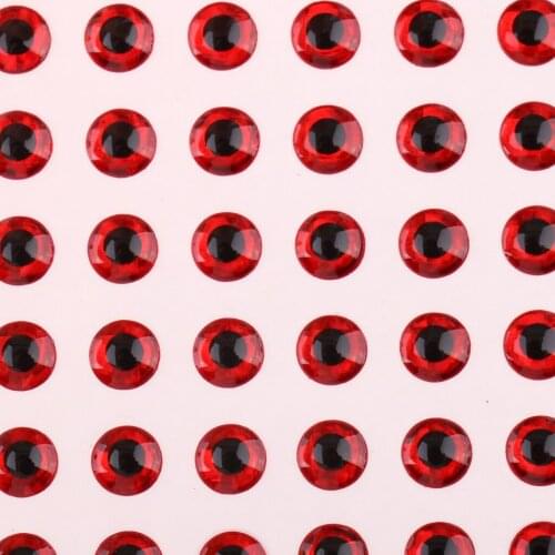 300pcs 4mm 3D Holographic Fishing Lure Fish Eyes Fly Tying Jigs Crafts