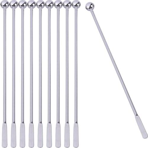 5 Pcs 19cm Stainless Steel Creative Mixing Cocktail Stirrers Sticks for Wedding Party Bar Swizzle