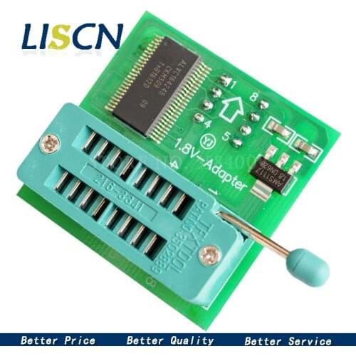1.8V adapter for Iphone / motherboard 1.8V SPI Flash SOP8 DIP8 W25 MX25 use on programmers TL866CS TL866A EZP2010 EZP2013
