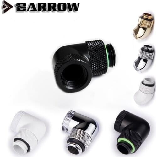 Barrow G1 / 4 Thread 45 /90 Degree Dual Rotation Adapter Swivel Fitting For chassis Water Cooling System TWT45S-V1 / TWT90S-V2