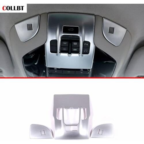Car Styling ABS Chrome Front Reading Light Lamp Cover Trim Stickers For Maserati Levante Quattroporte 2017