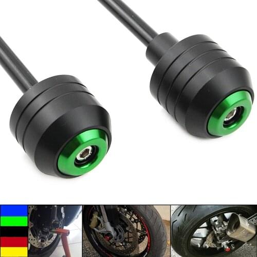 For YAMAHA FZ-09 FZ-10 MT-09 MT-10 14-20 Front Rear Wheel Slider Fork Axle Crash Protector Pad POM 2015 2016 2017 2018 2019 2020