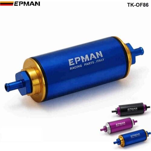 Racing High Flow Washable Fuel Filter 8.6MM With Stainless Steel SS Element For 96-00 Honda Civic Ek jdm TK-OF86