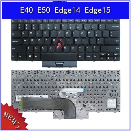 Laptop Keyboard for Lenovo IBM E40 E50 Edge14 Edge15 Notebook Replace US Keyboard