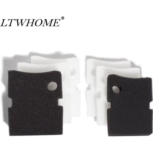 LTWHOME Fine and Course Foam Filter Media Fit for Hydor Professional Canister Filter 250 / 350