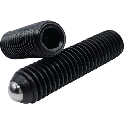 2pcs M16 bead positioning screws Allen ball set grups screw hex socket grup bolts alloy steel bolt black color 25mm-50mm long