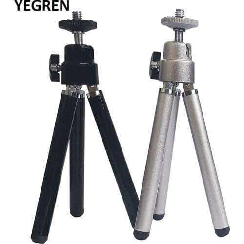 20cm MINI Tripod Table Telescope Tripod for Monocular Binoculars 1/4" Mounting Thread Aluminum Alloy Bracket