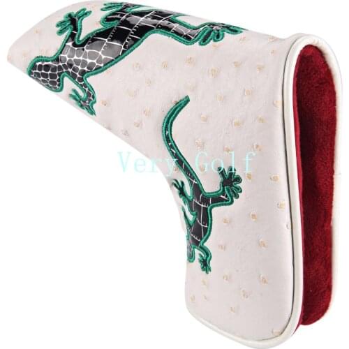 New Gecko Putter Head Cover Blade Headcovers Golf Club Cover 4 Colors