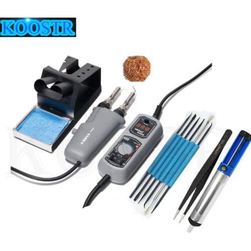 YIHUA 938D Mini Tweezers Portable Soldering Station 110V 220V YIHUA Tweezers Soldering Iron Station For Soldering