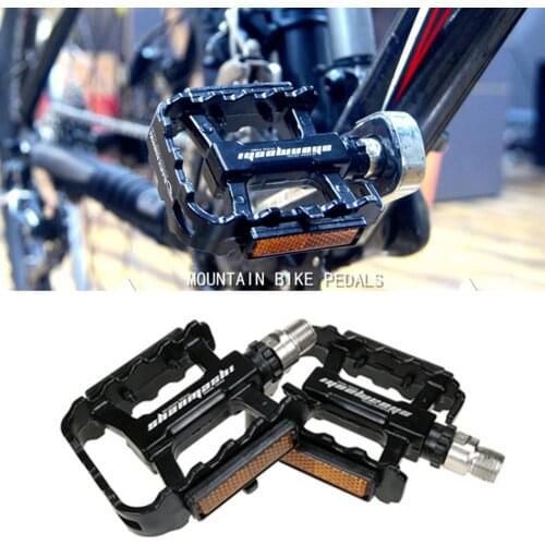 Bicycle Pedals Lightweight Durable 1 Pair Alloy Bicycle Anti-slip Ultralight Pedals Steel Spindle Bike Accessories New Arrival