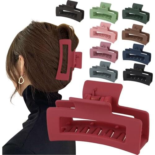 Hollow Hair Claws Large Size Geometric Hair Clips Women Hollow Hair Claws Large Size Geometric Hair Clips Hairpin Barrette