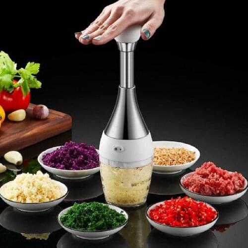 304 Stainless Steel press Mincer Vegetable Cutter Garlic Masher Childrens Complementary Food Meat Grinder