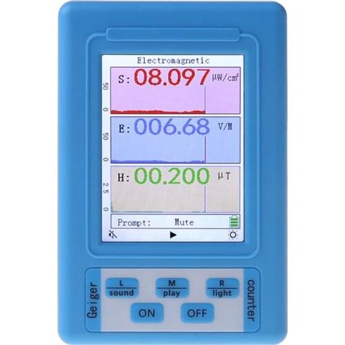 Professional Electromagnetic Radiation Detector Dosimeter Monitor Radiation Tester EMF Meter BR-9A High Quality and Brand New