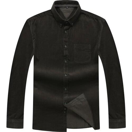 Plus 8XL 6XL 5XL Men Dress Shirt 2020 Winter Mens Long Sleeve Plaid Warm Thick Fleece Lining Shirt Fashion Soft Casual Flannel